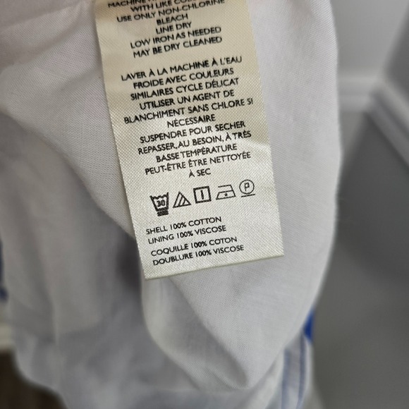 Anthropologie Womens Artsy Printed Babydoll Smock Maxi Dress XXS Vacation Resort - Picture 14 of 16